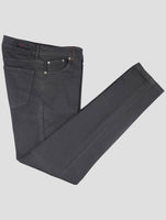 Kiton Gray Cotton Ea Jeans