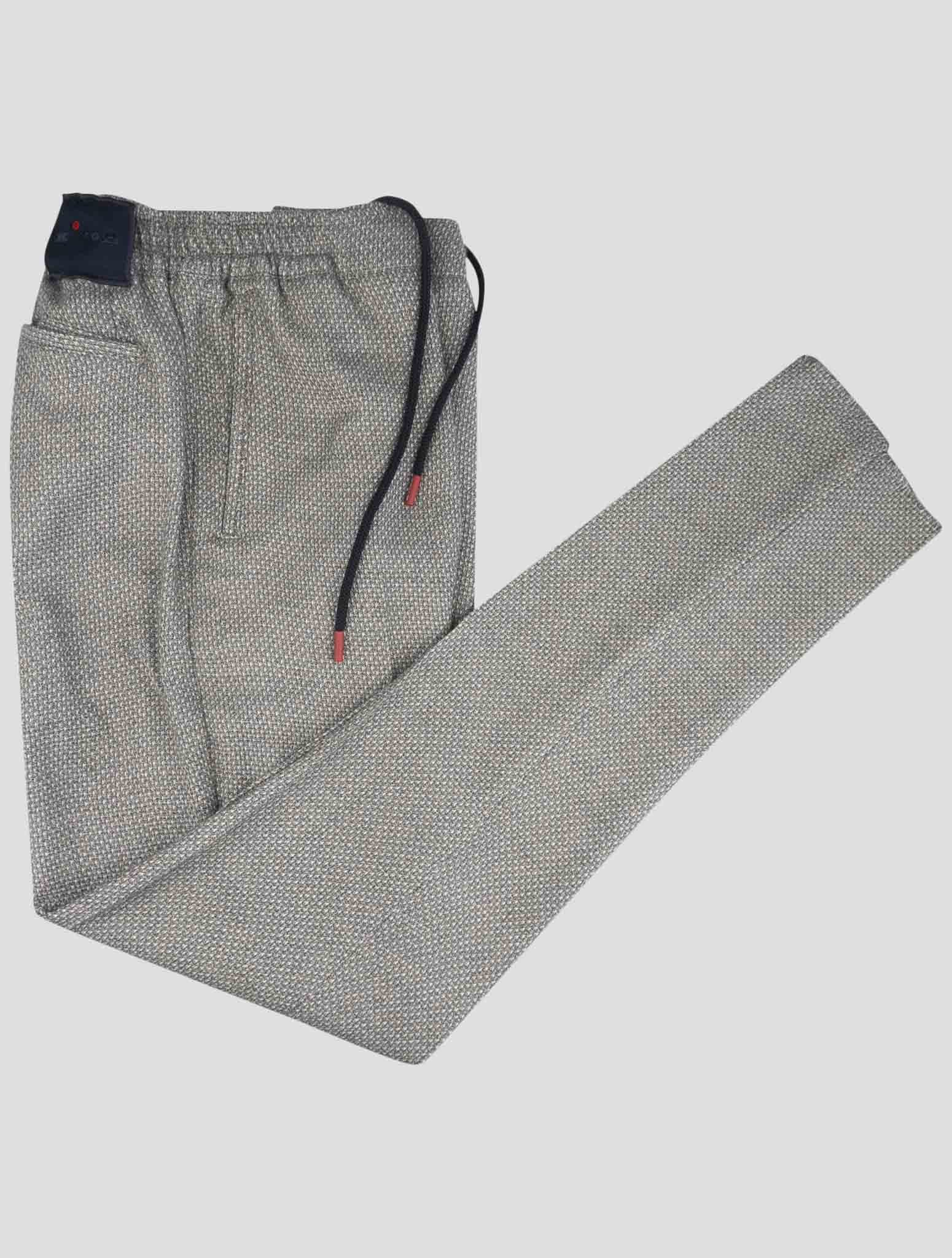 Kiton Gray Cashmere Pants
