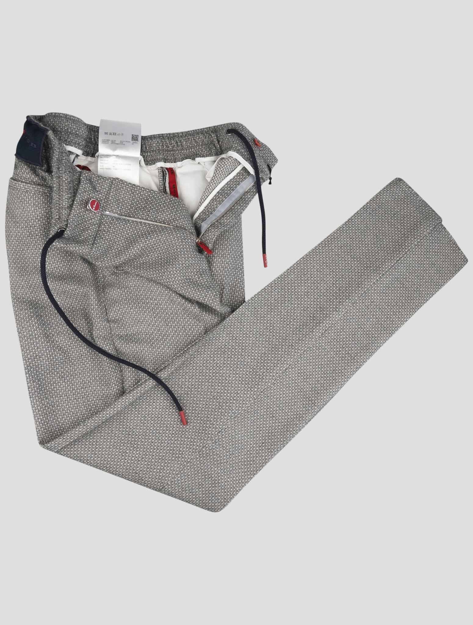 Kiton Gray Cashmere Pants