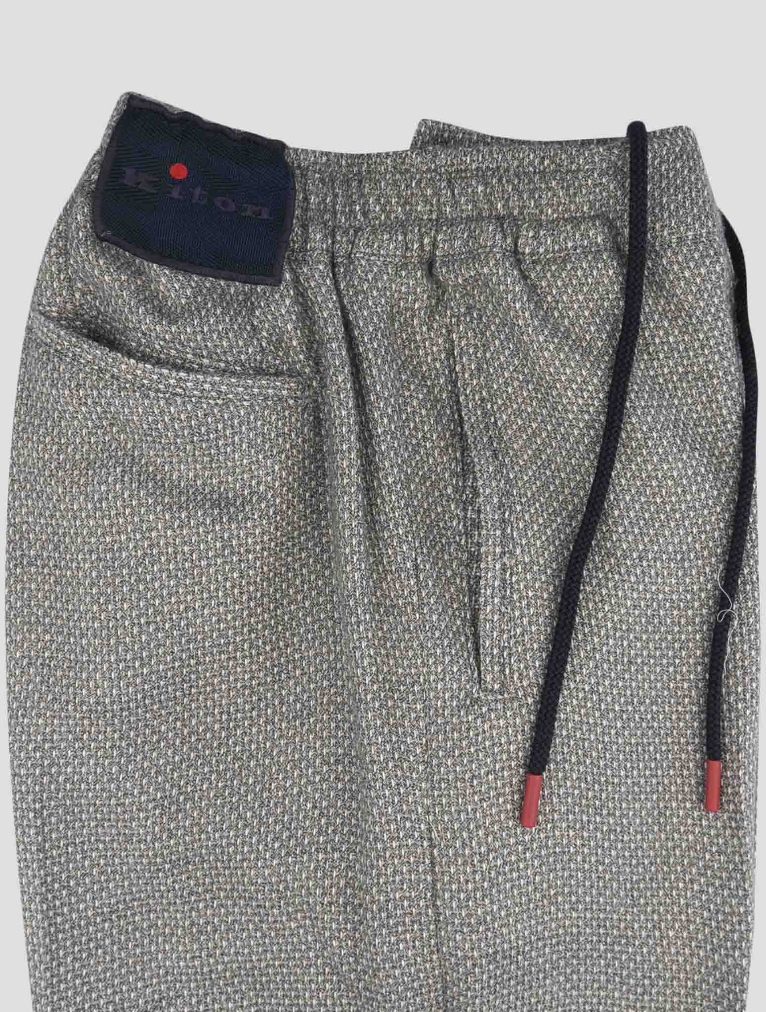 Kiton Gray Cashmere Pants