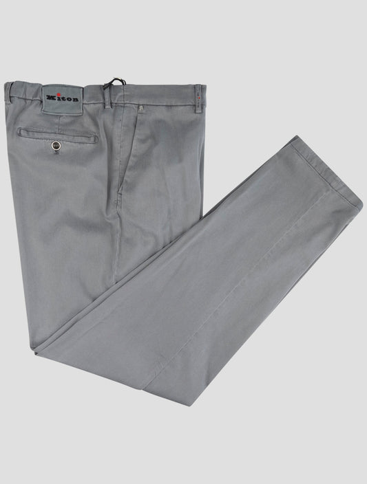 Kiton Gray Lyocell Ea Pants