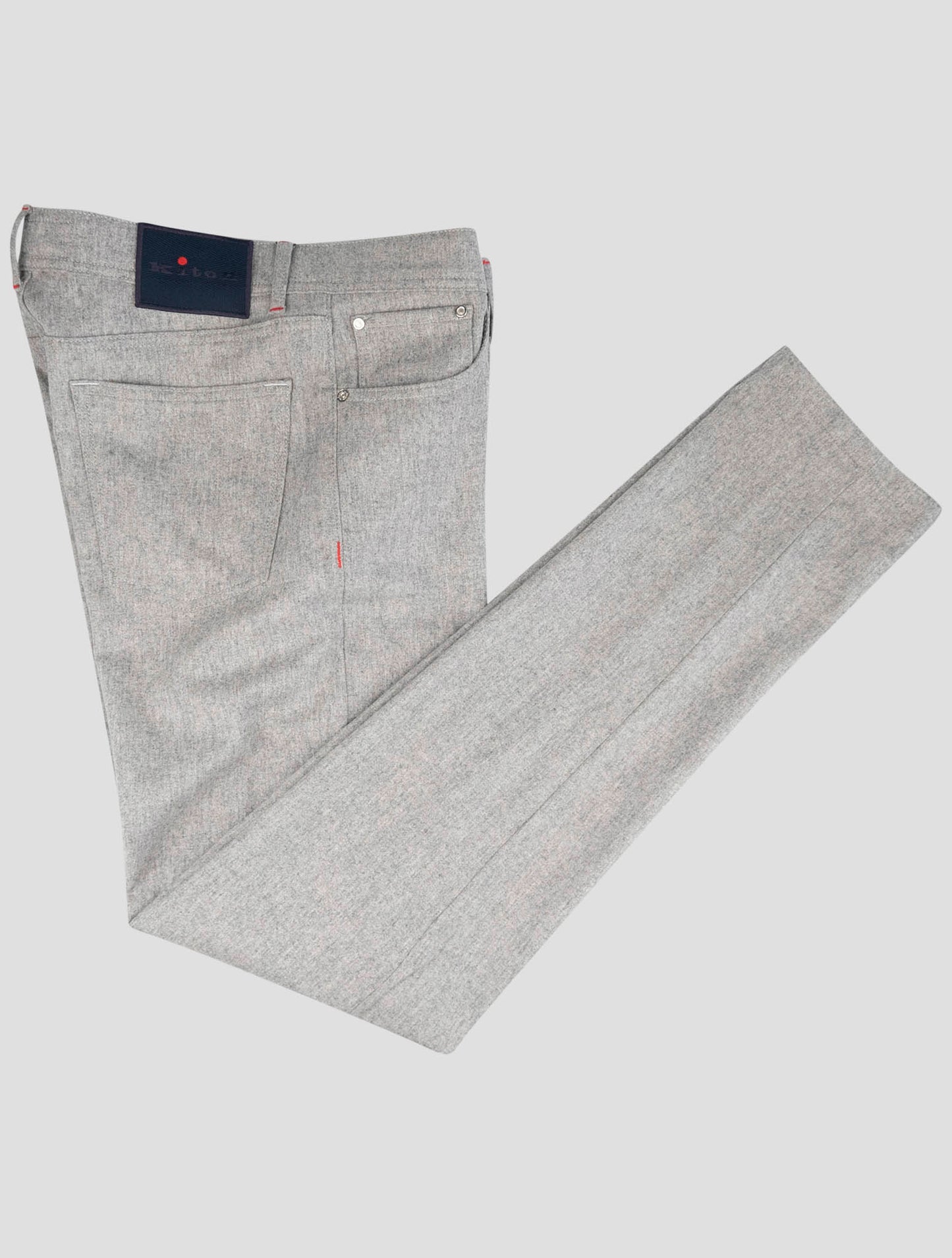 Kiton Gray Cashmere Pa Ea Jeans