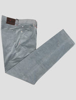 Kiton Gray Cotton Jeans