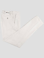 Kiton Gray Cotton Cashmere Ea Pants
