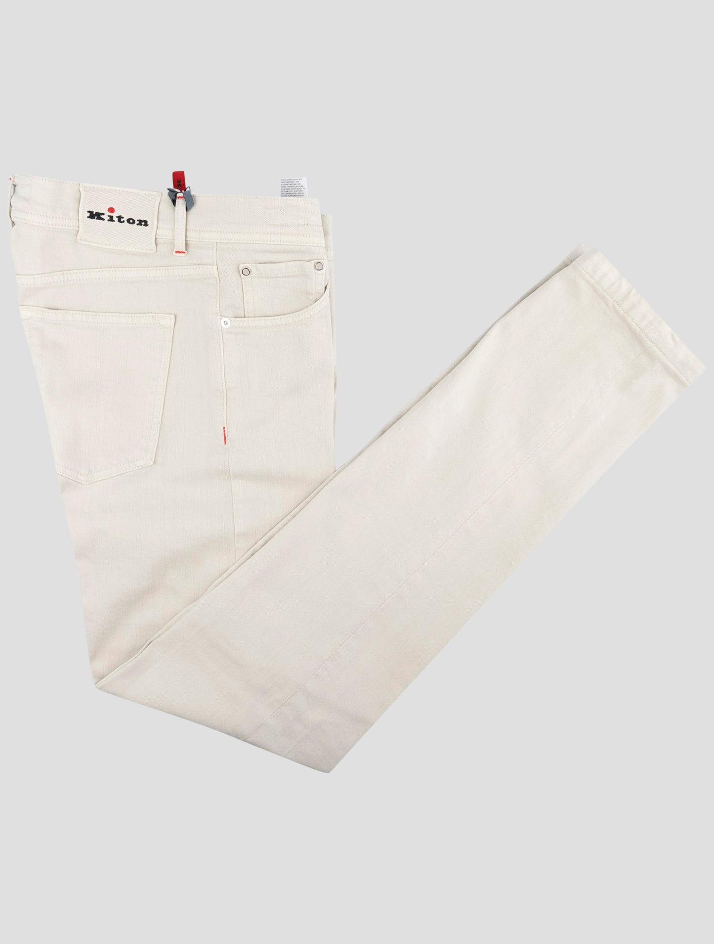 Kiton Beige Cotton Ea Jeans