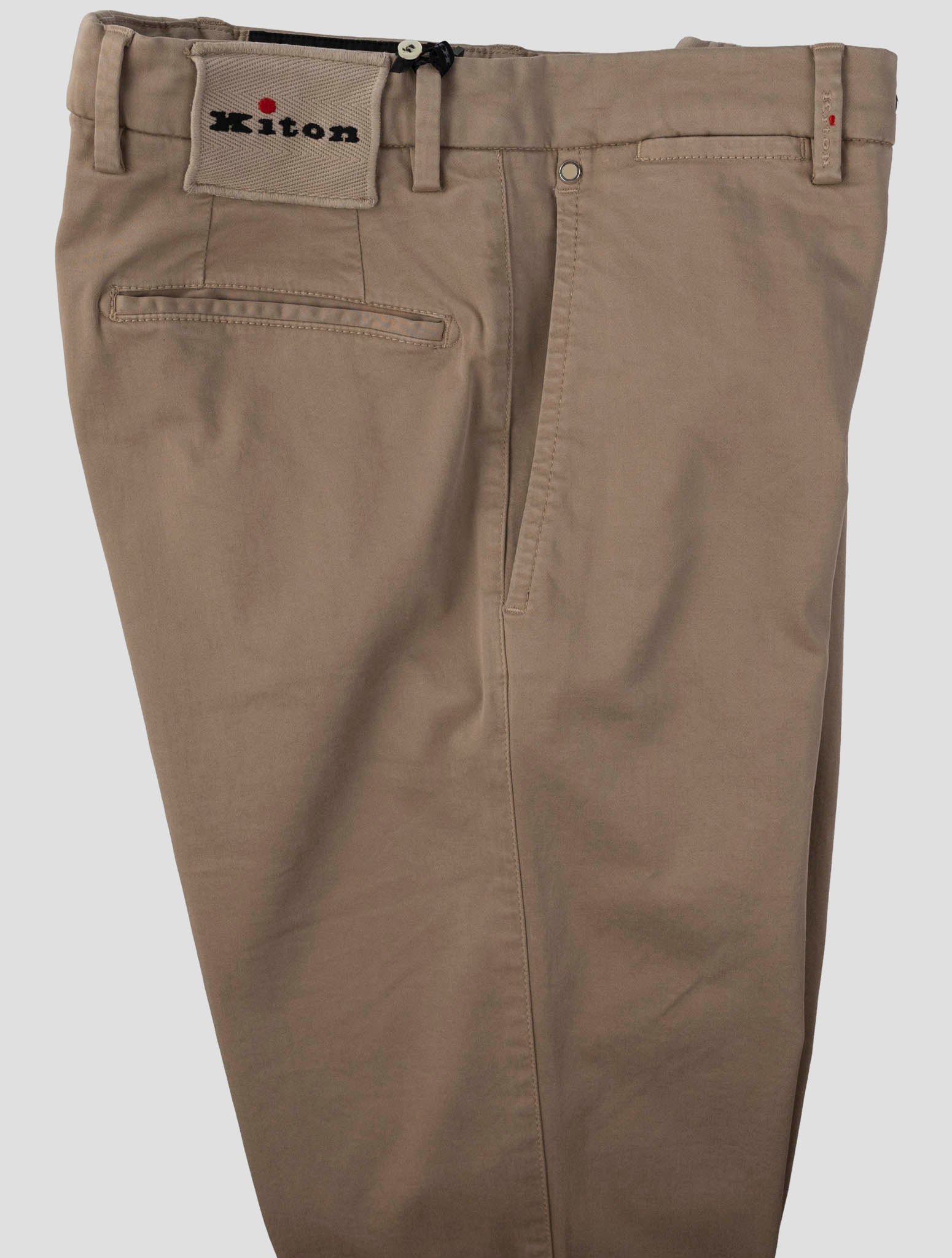 Kiton Brown Cotton Ea Pants