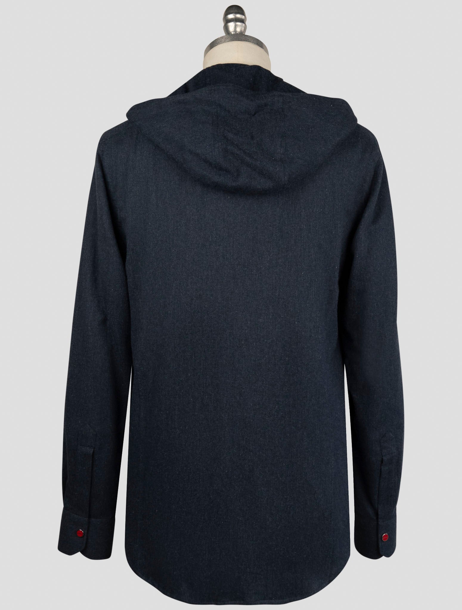 Kiton Blue Cotton Shirt Mariano
