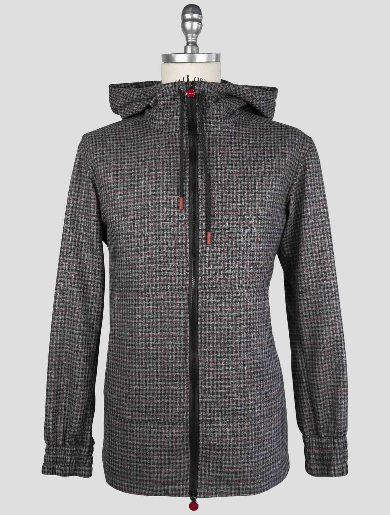 Kiton Multicolor Virgin Wool Silk Linen Shirt Umbi