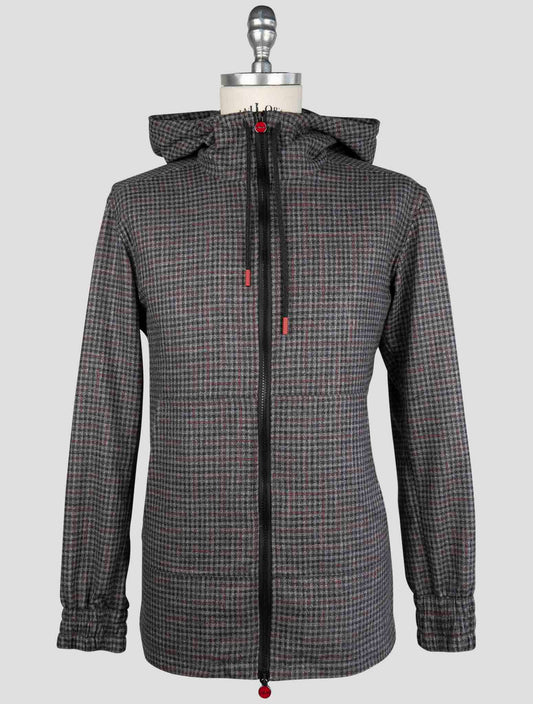 Kiton Multicolor Virgin Wool Silk Linen Shirt Umbi