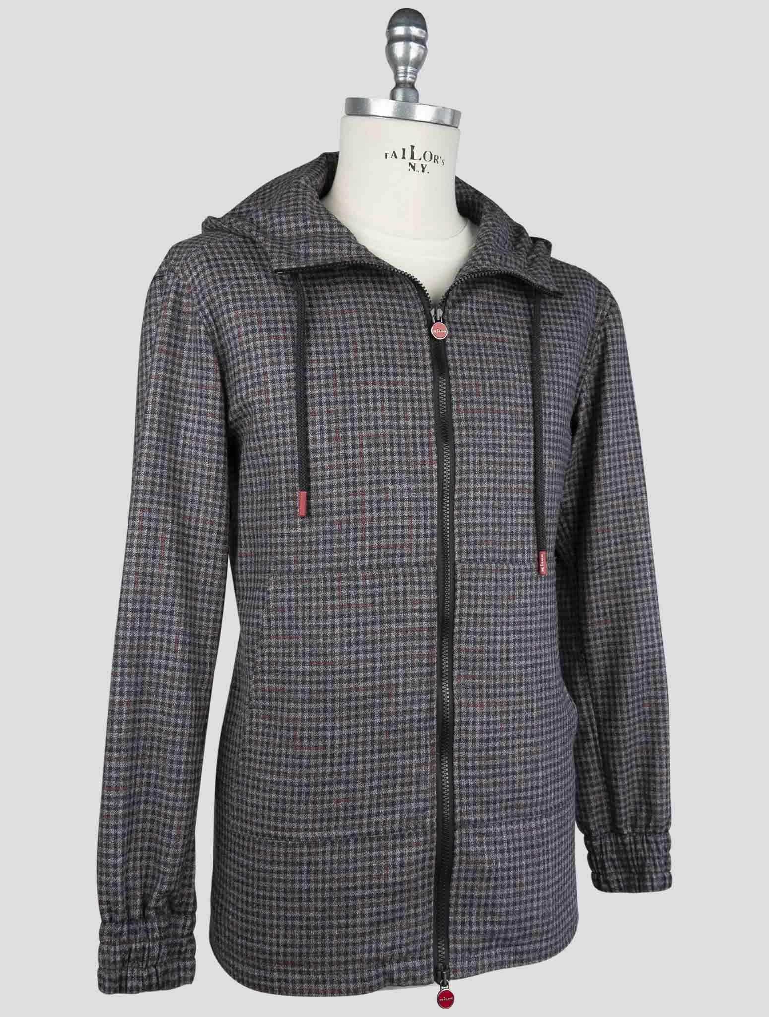 Kiton Multicolor Virgin Wool Silk Linen Shirt Umbi