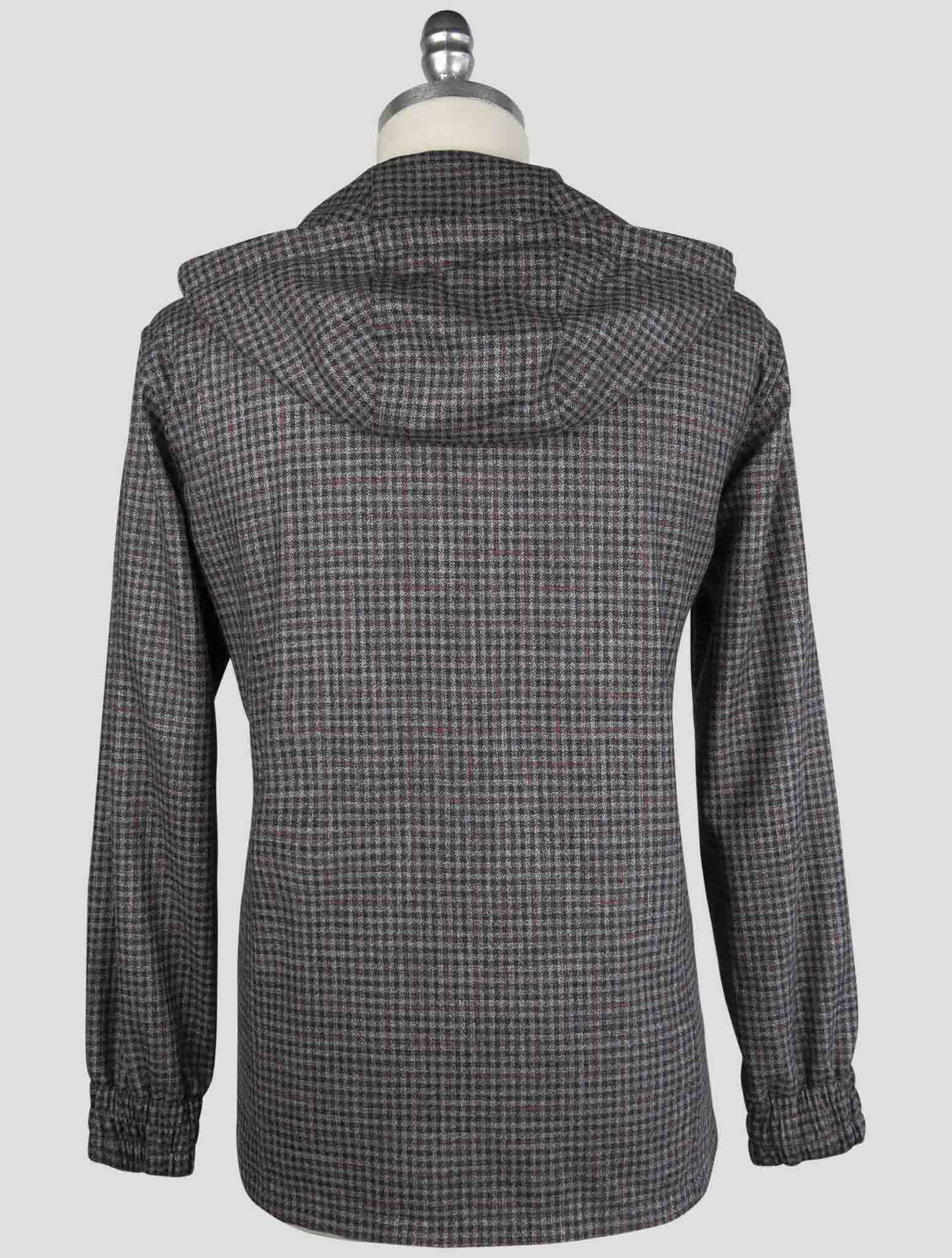 Kiton Multicolor Virgin Wool Silk Linen Shirt Umbi