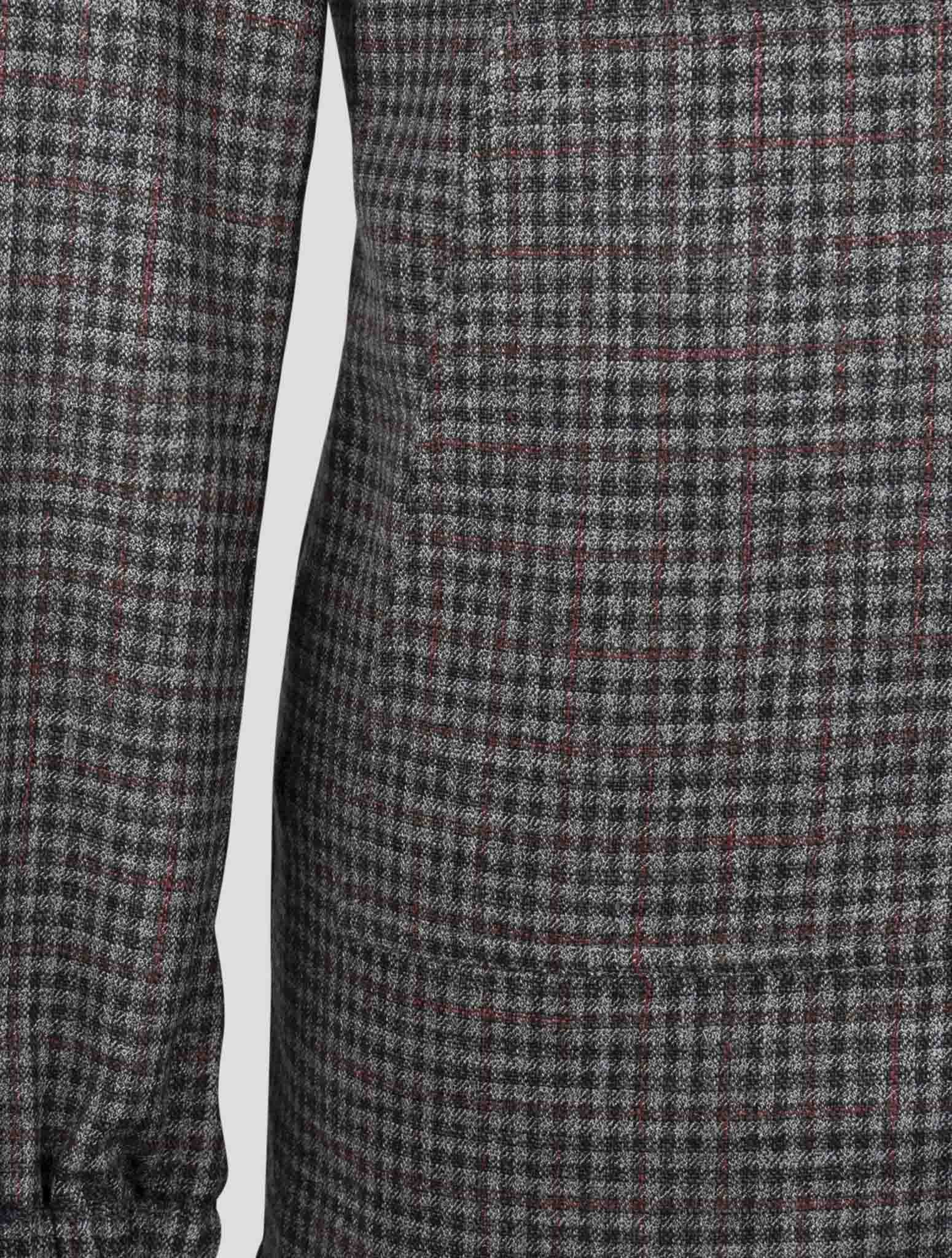 Kiton Multicolor Virgin Wool Silk Linen Shirt Umbi