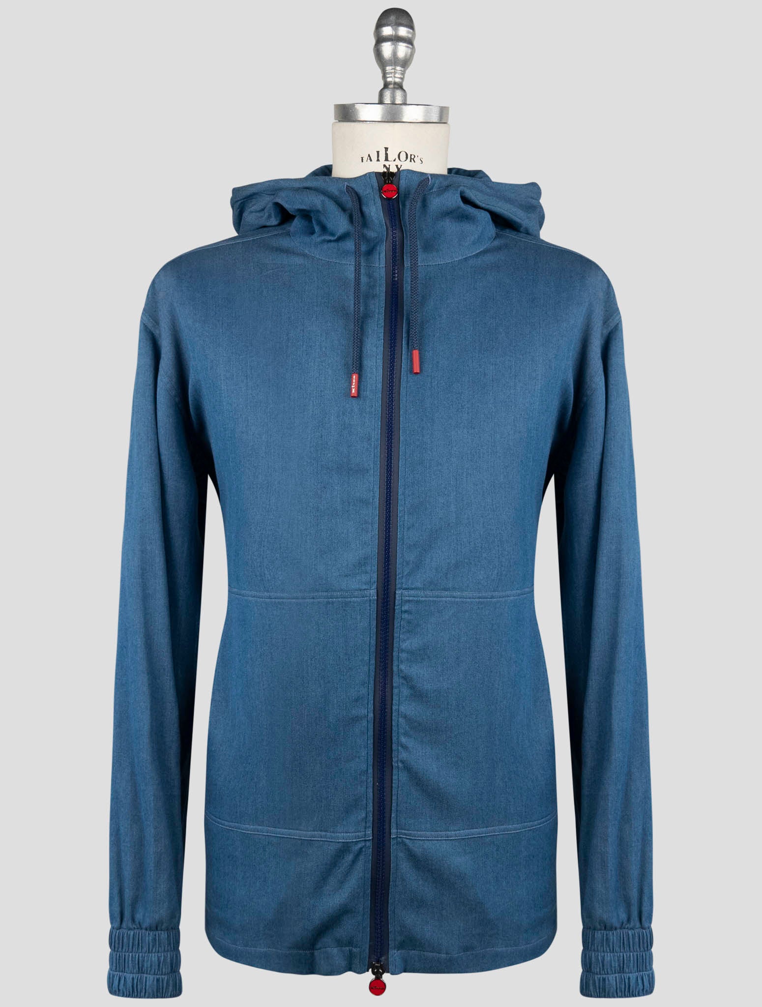 Kiton Denim Cotton Ea Shirt Umbi