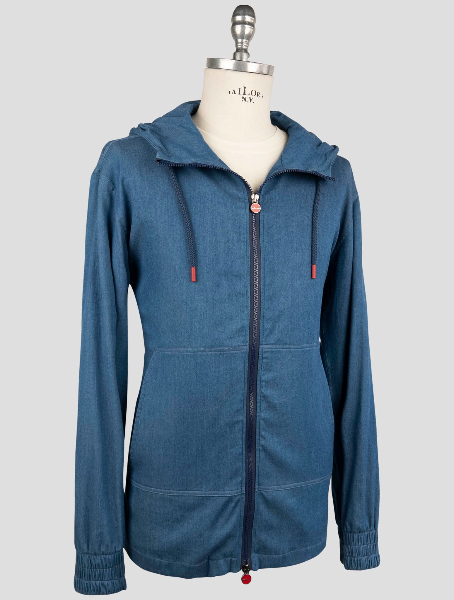 Kiton Denim Cotton Ea Shirt Umbi