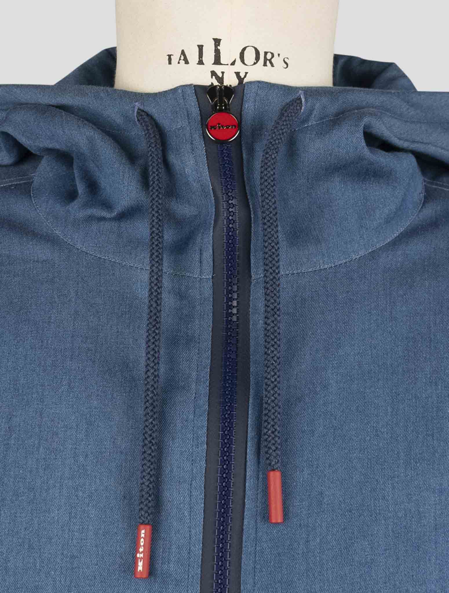 Kiton Denim Cotton Ea Shirt Umbi