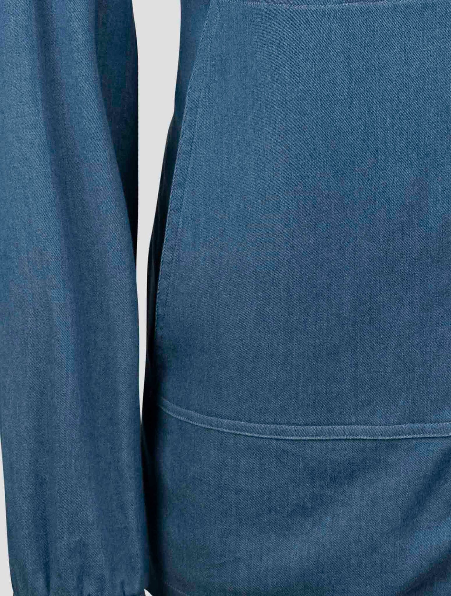 Kiton Denim Cotton Ea Shirt Umbi