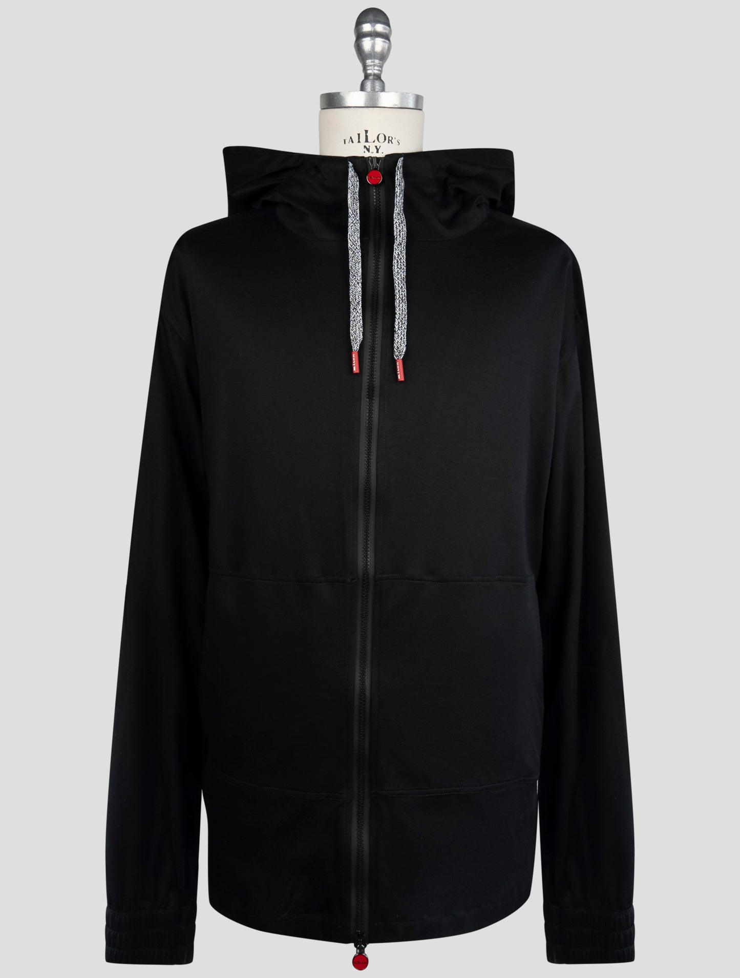 Kiton Black Cotton Sweater