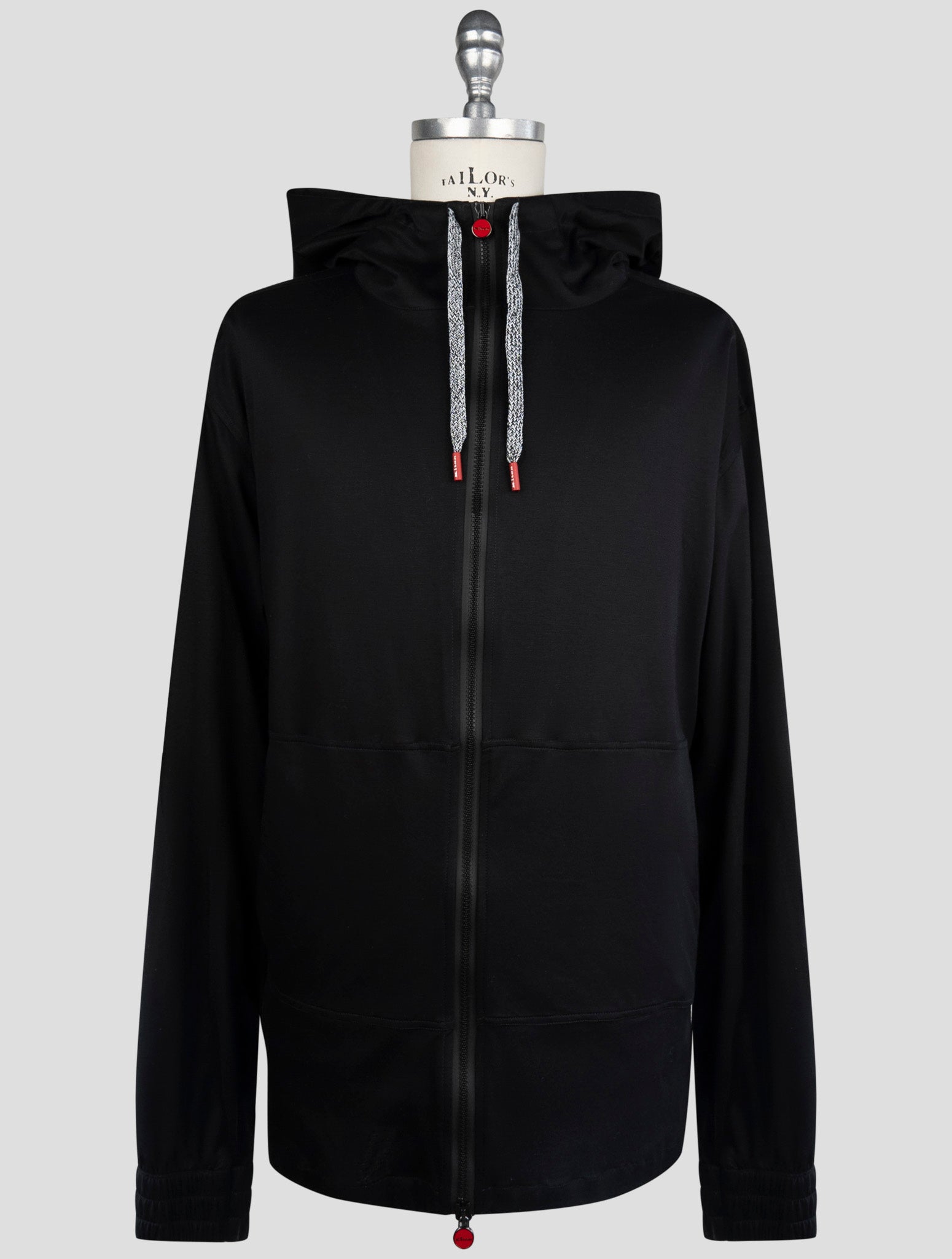 Kiton Black Cotton Sweater
