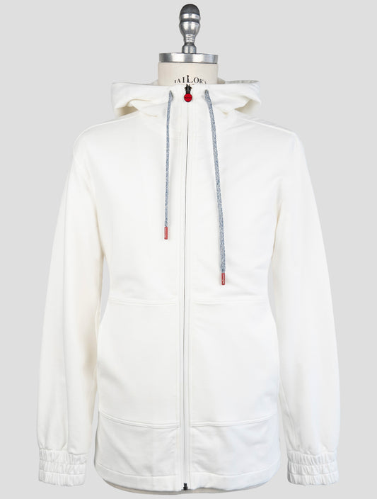 Kiton White Cotton Ea Shirt Umbi