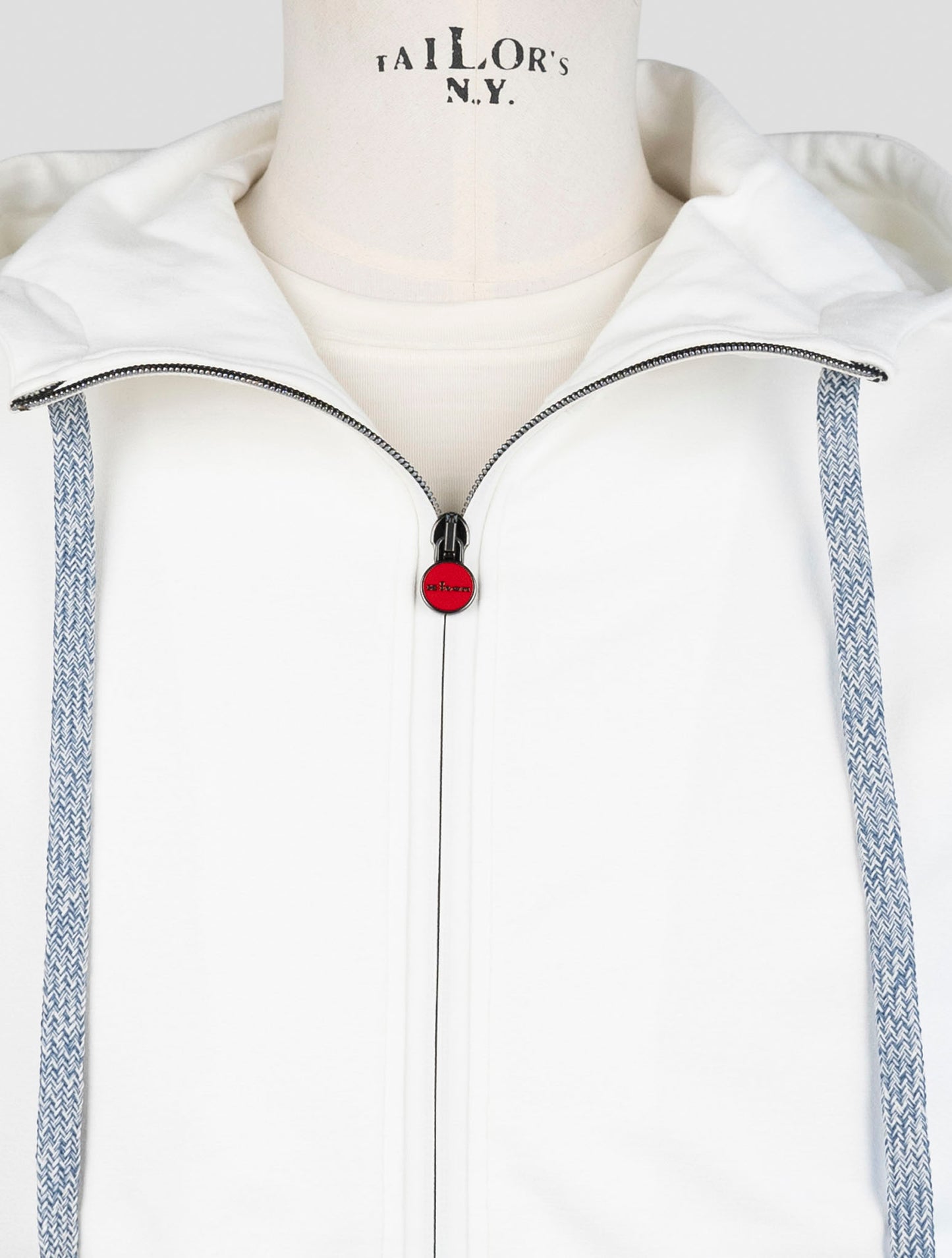 Kiton White Cotton Ea Shirt Umbi