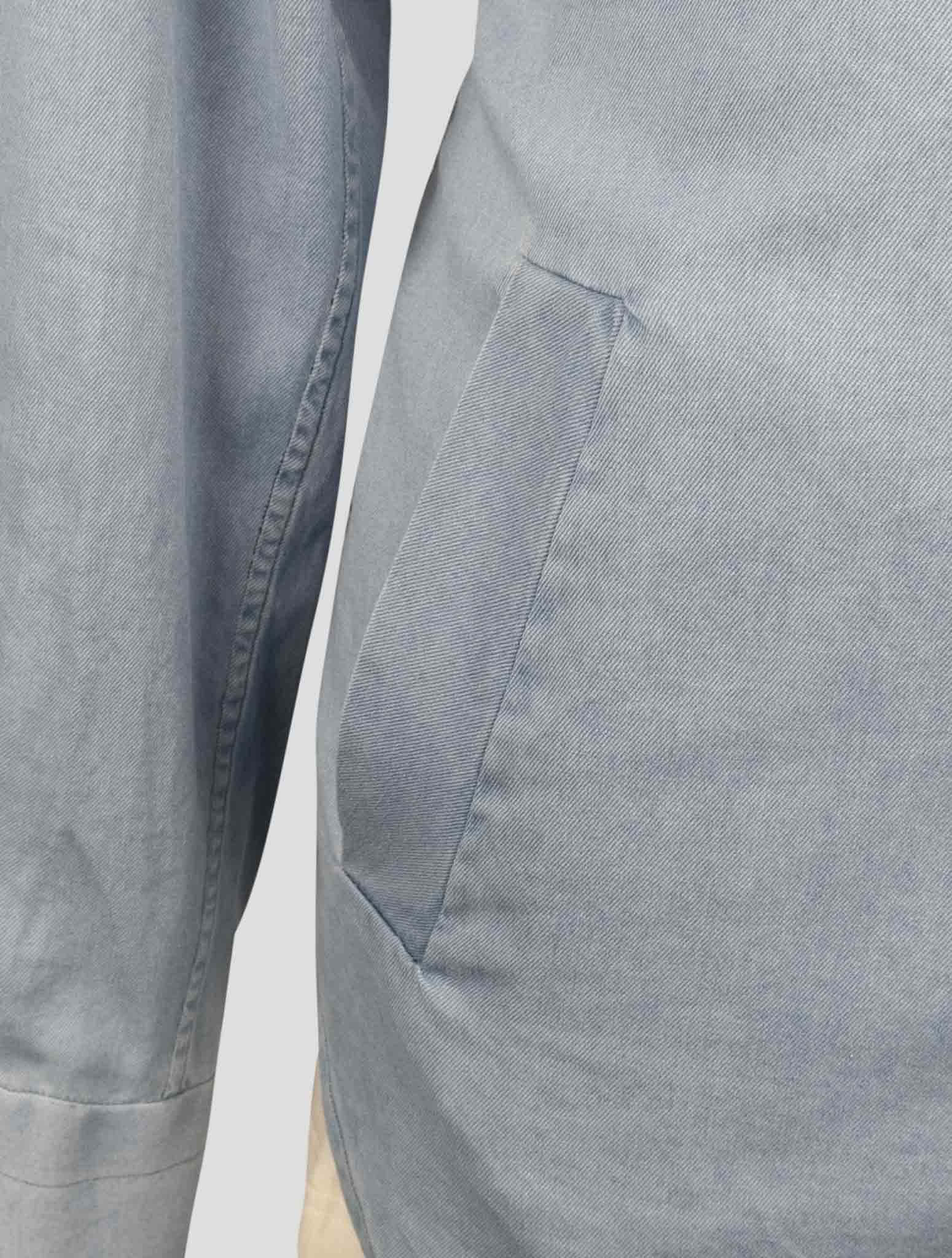 Kiton Light Blue Cotton Ea Shirt Mariano