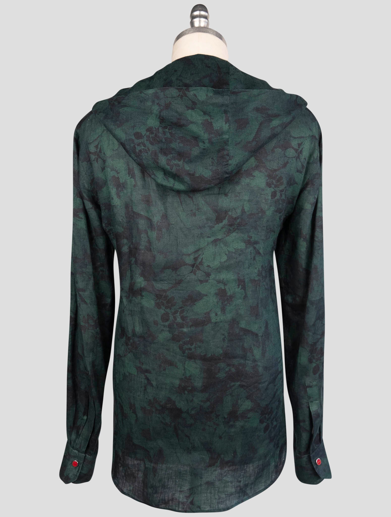 Kiton Green Linen Shirt Mariano