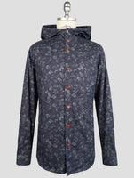 Kiton Blue Cotton Shirt Mariano