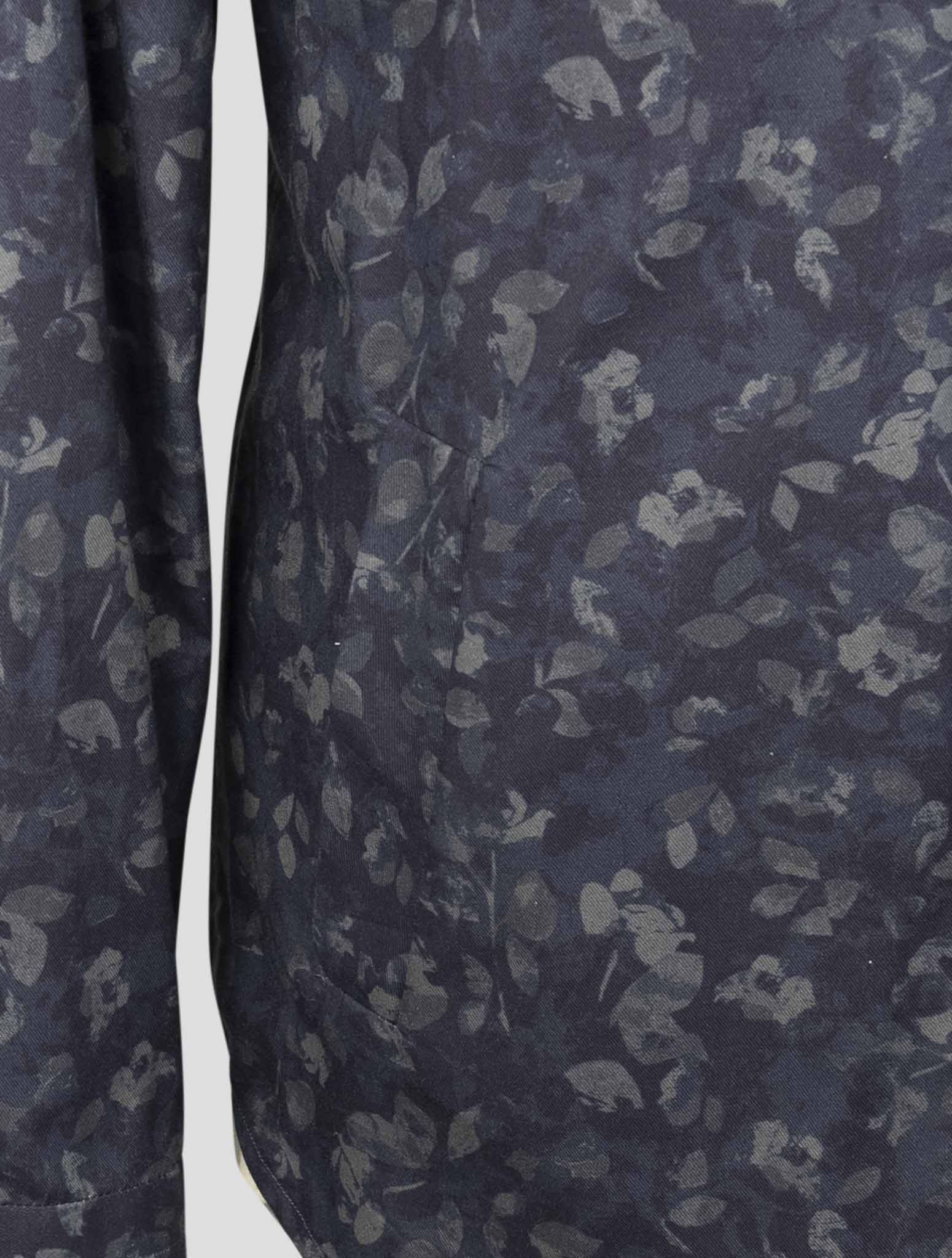 Kiton Blue Cotton Shirt Mariano