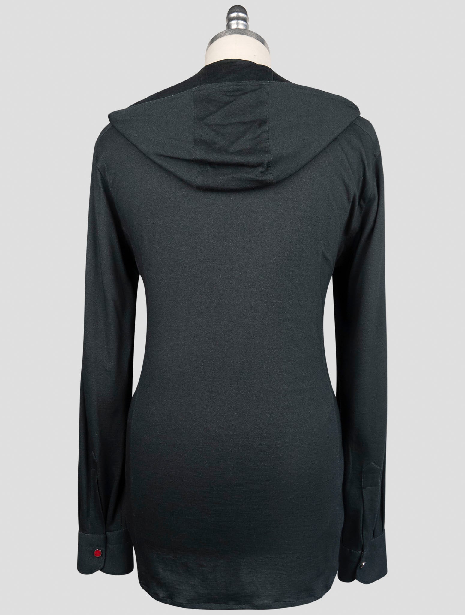 Kiton Green Cotton Cashmere Shirt Mariano
