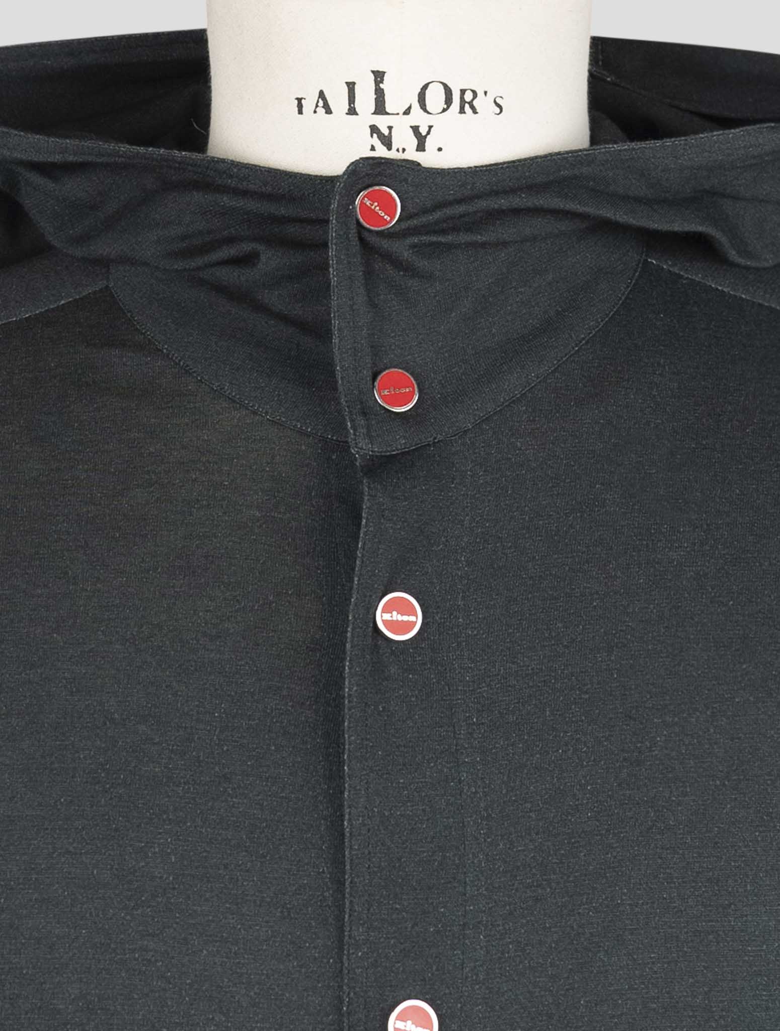Kiton Green Cotton Cashmere Shirt Mariano