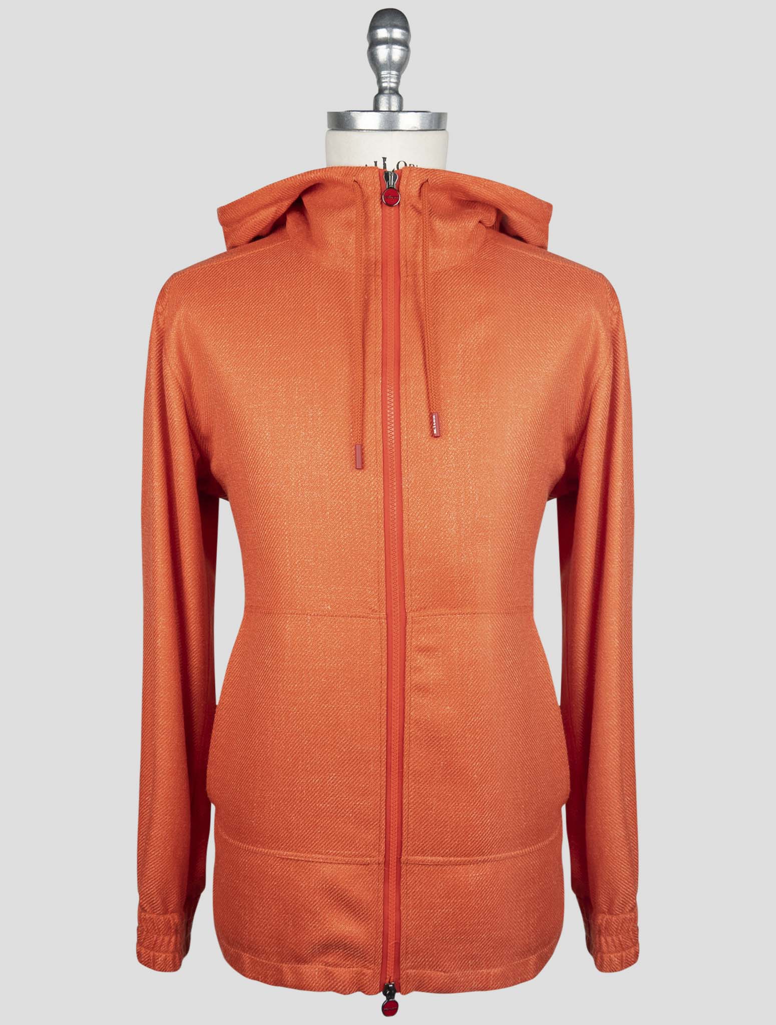 Kiton Orange Wool Cashmere Silk Linen Shirt Umbi