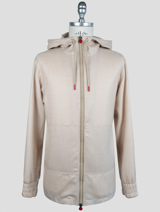 Kiton Beige Cashmere Shirt Umbi