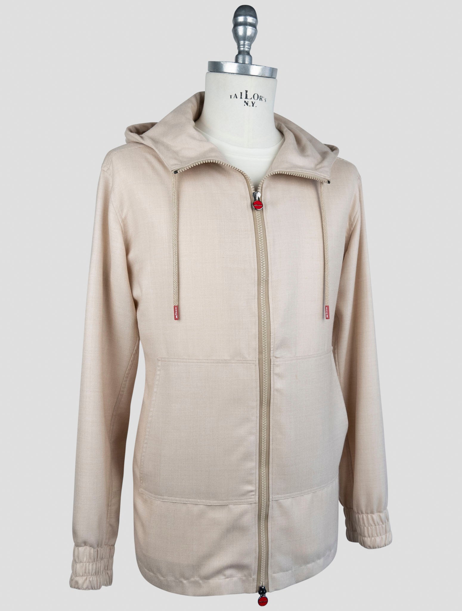 Kiton Beige Cashmere Shirt Umbi