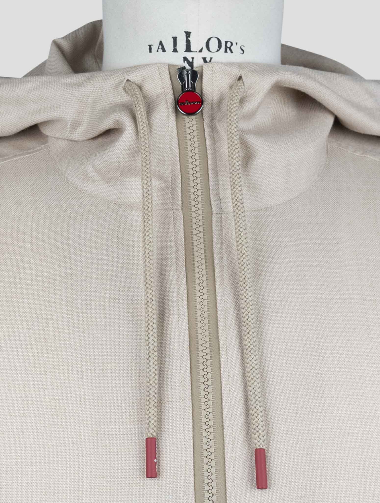 Kiton Beige Cashmere Shirt Umbi
