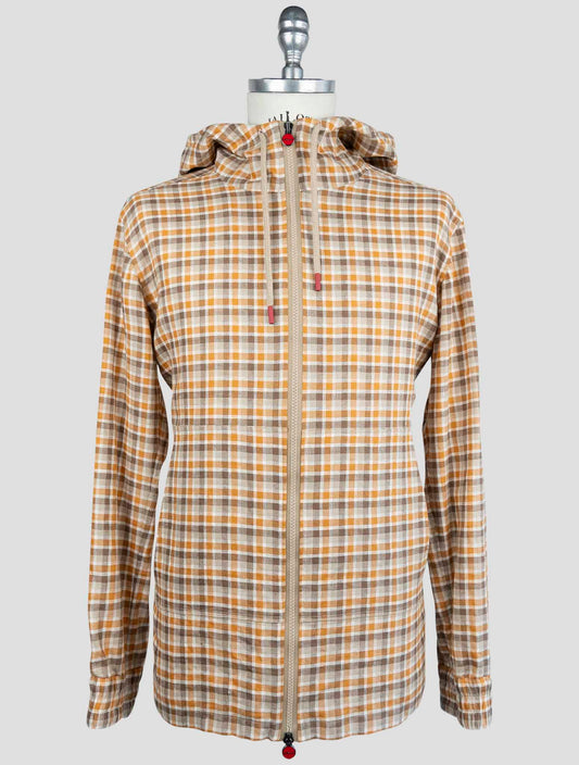 Kiton Multicolor Linen Ea Pl Shirt Umbi