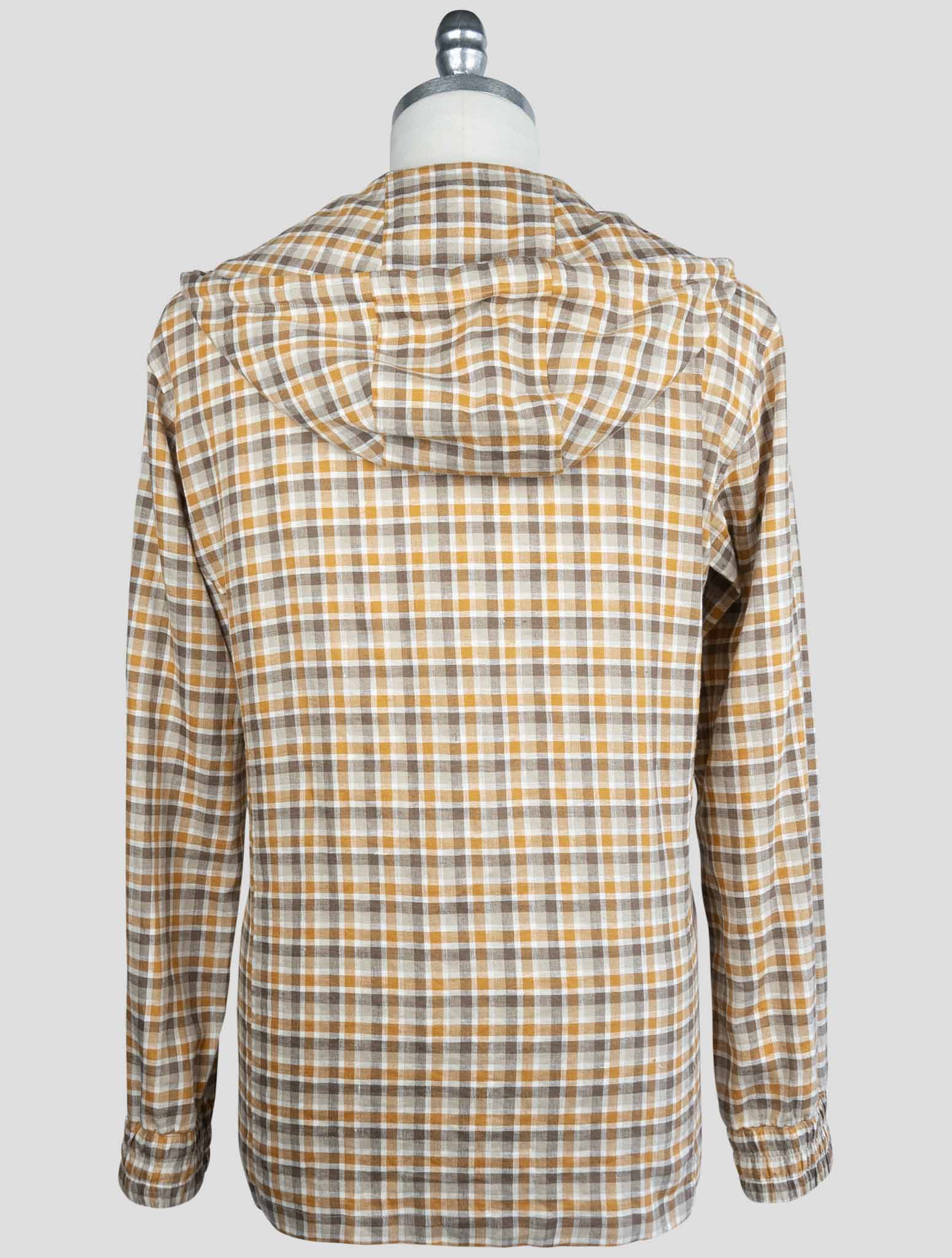 Kiton Multicolor Linen Ea Pl Shirt Umbi