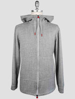 Kiton Gray Cashmere Virgin wool Silk Linen Shirt Umbi