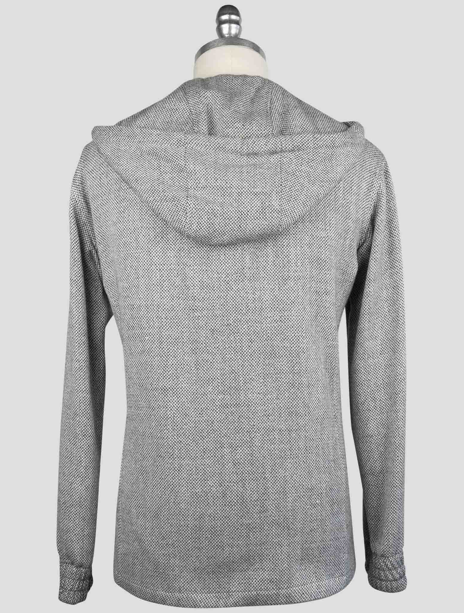 Kiton Gray Cashmere Virgin wool Silk Linen Shirt Umbi