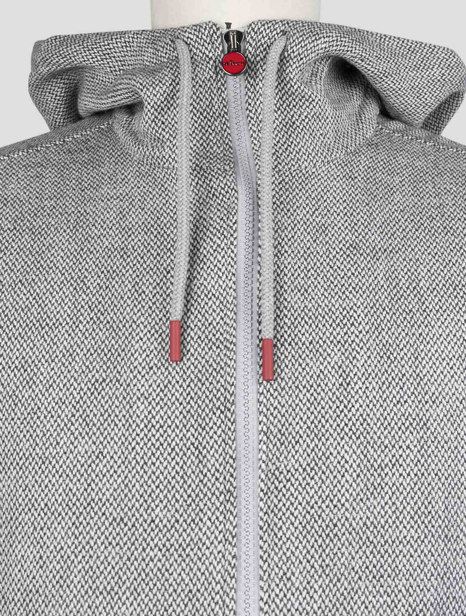Kiton Gray Cashmere Virgin wool Silk Linen Shirt Umbi