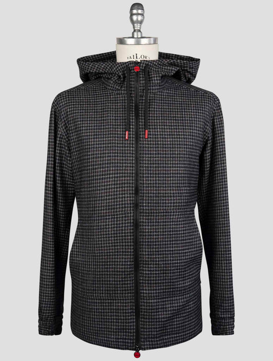 Kiton Multicolor Virgin Wool Silk Linen Shirt Umbi