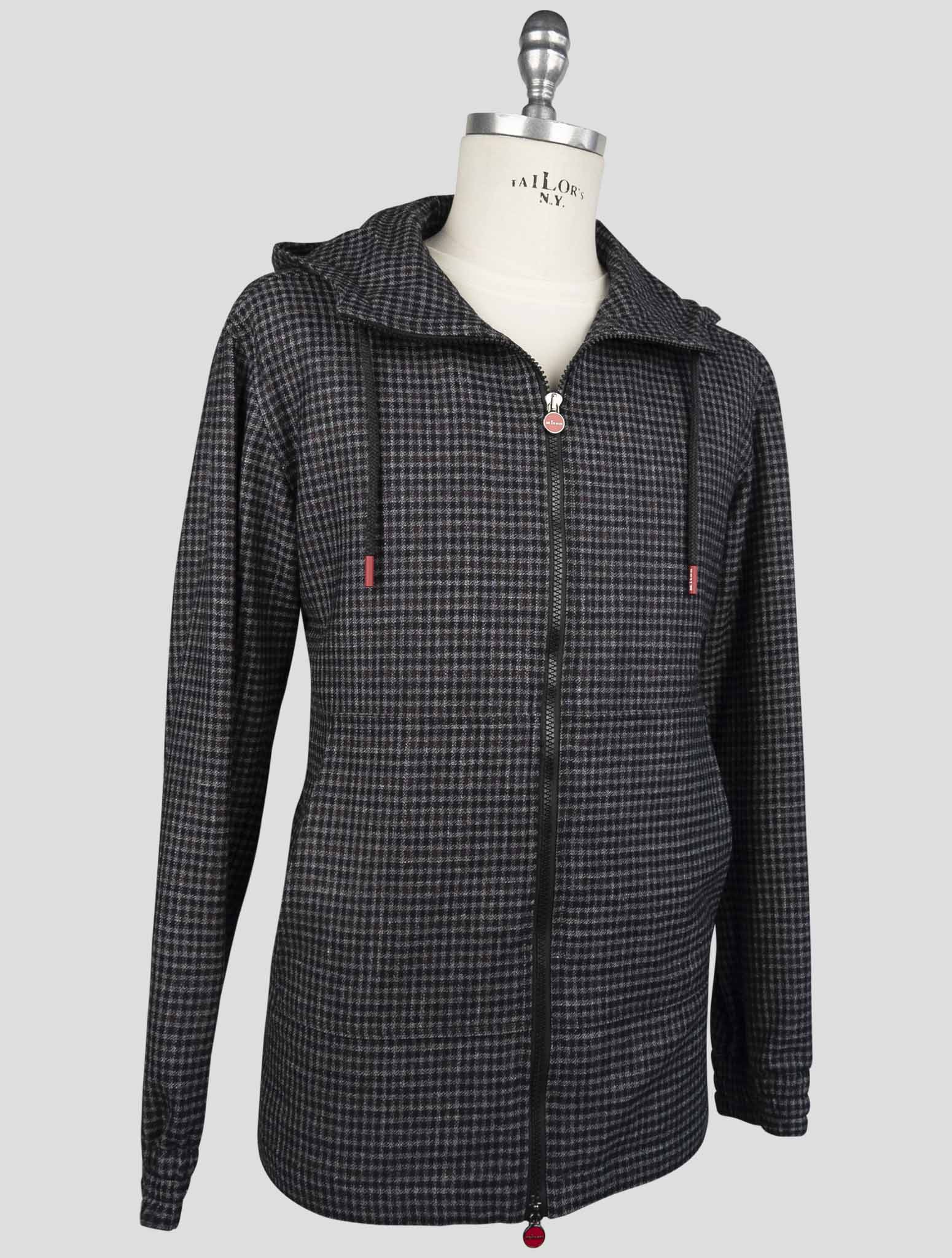 Kiton Multicolor Virgin Wool Silk Linen Shirt Umbi