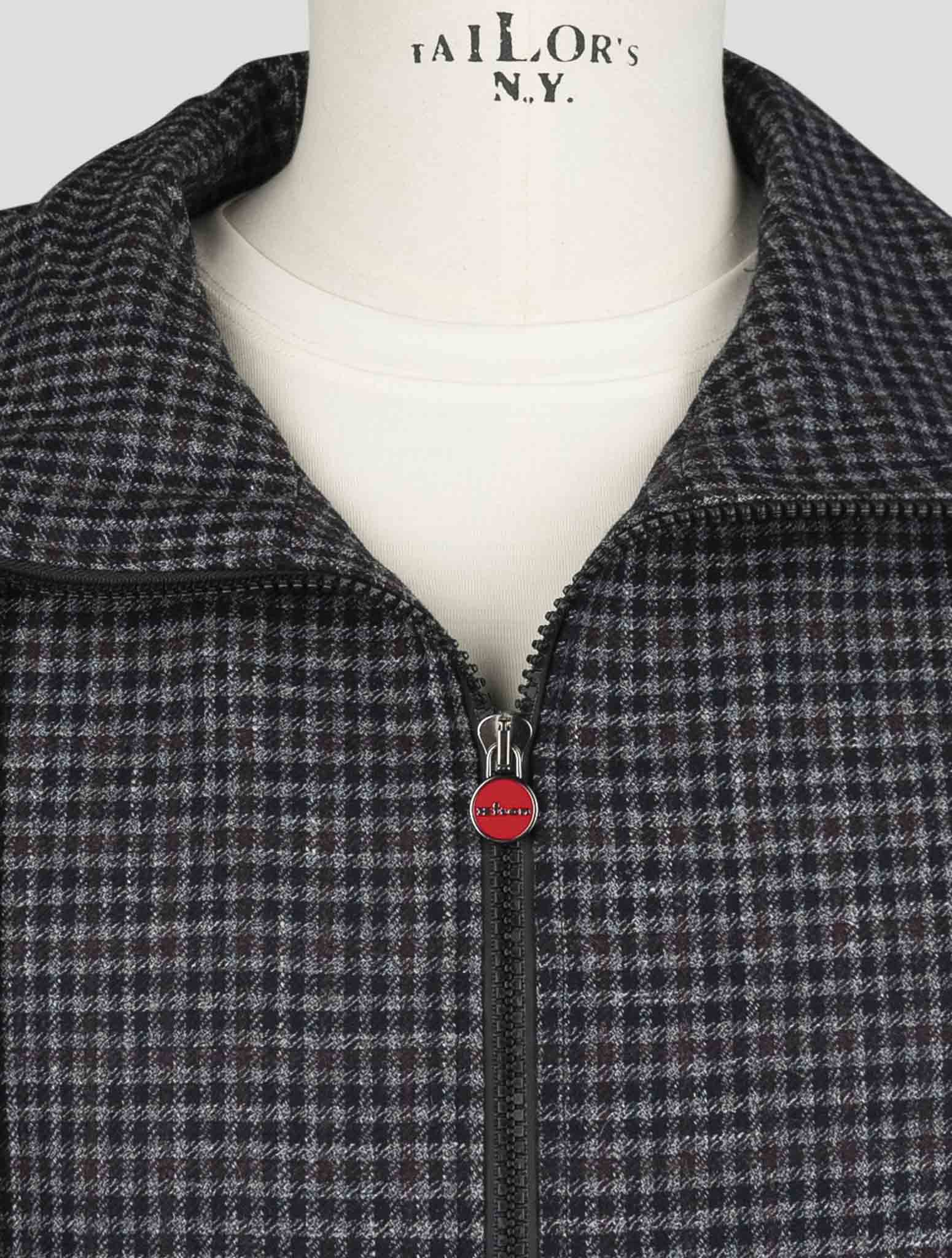 Kiton Multicolor Virgin Wool Silk Linen Shirt Umbi