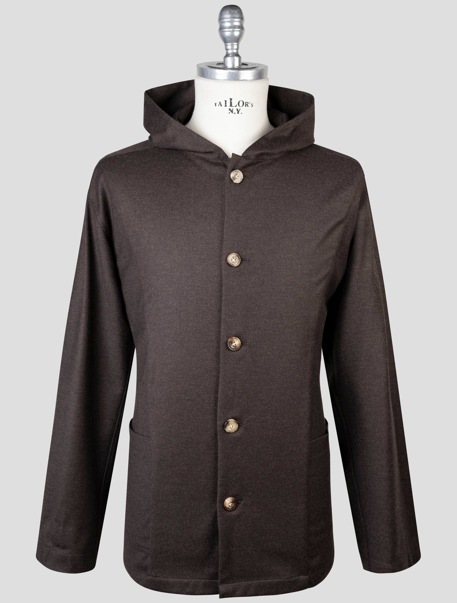 Kiton Virgin Wool Cashmere Pa Ea Shirt Luca