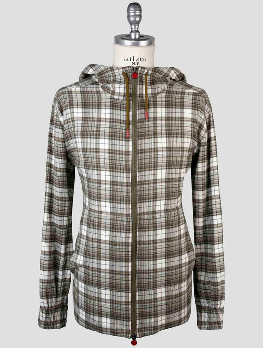 Kiton Green Cotton Shirt Umbi