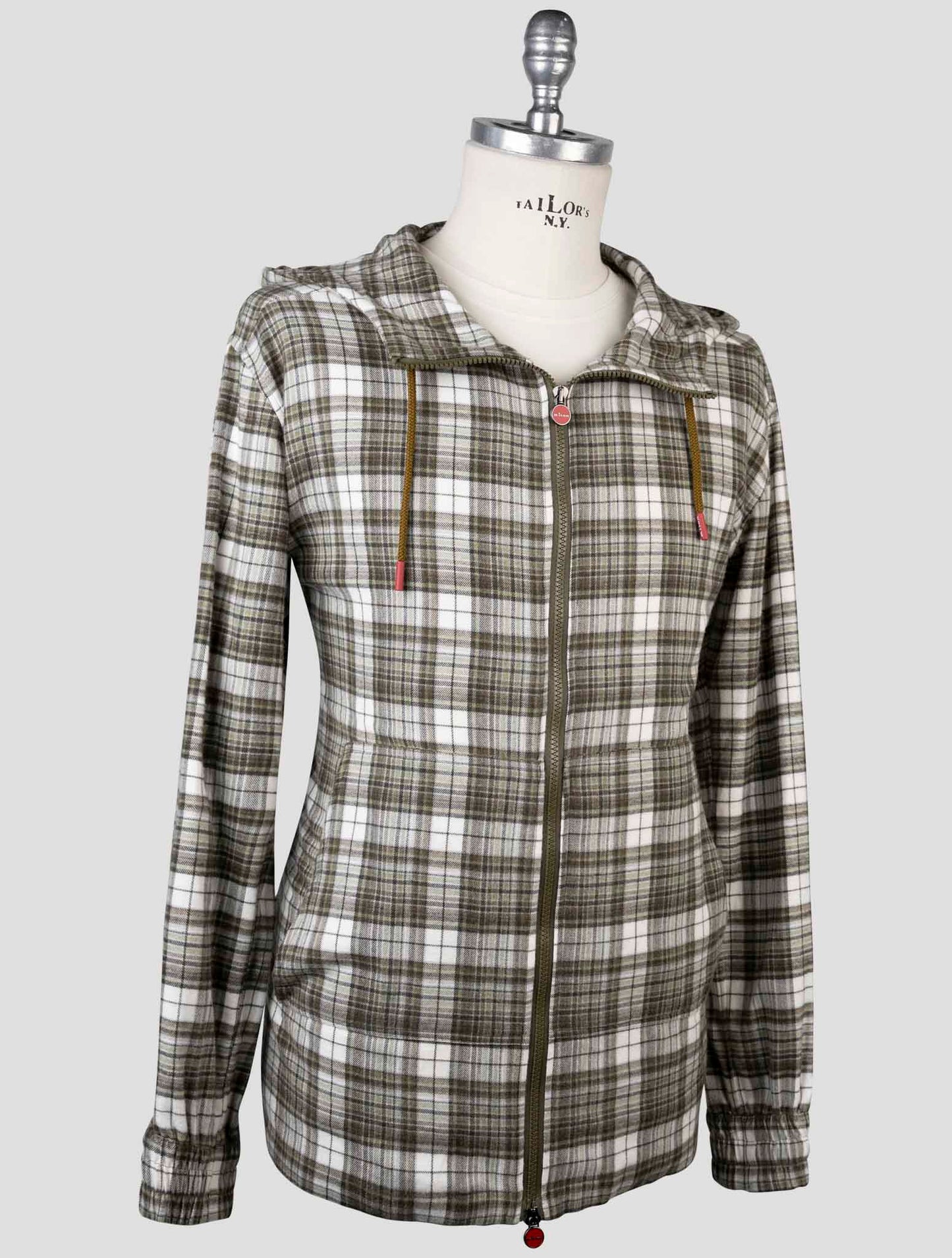 Kiton Green Cotton Shirt Umbi