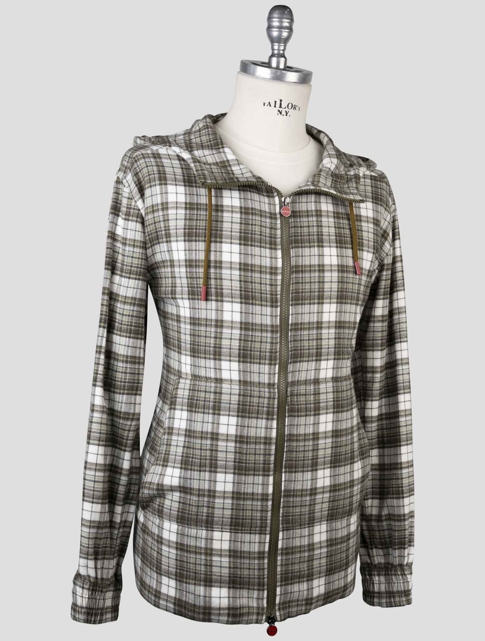 Kiton Green Cotton Shirt Umbi