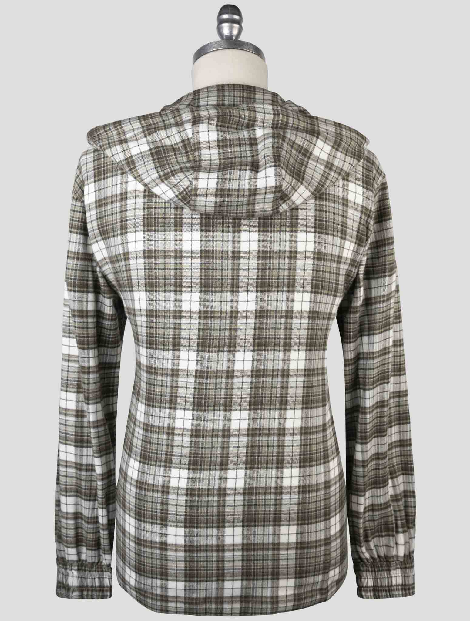 Kiton Green Cotton Shirt Umbi