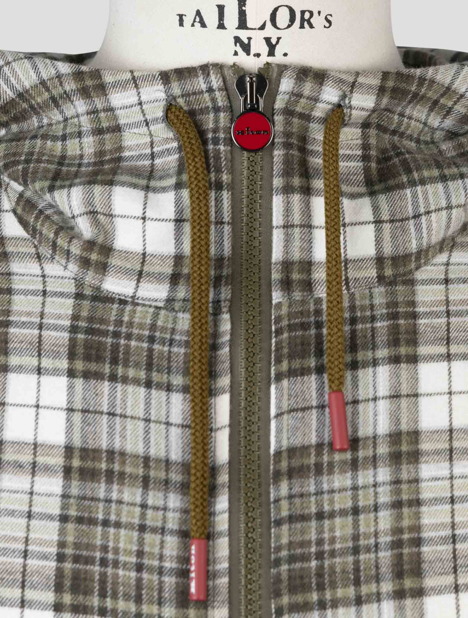 Kiton Green Cotton Shirt Umbi
