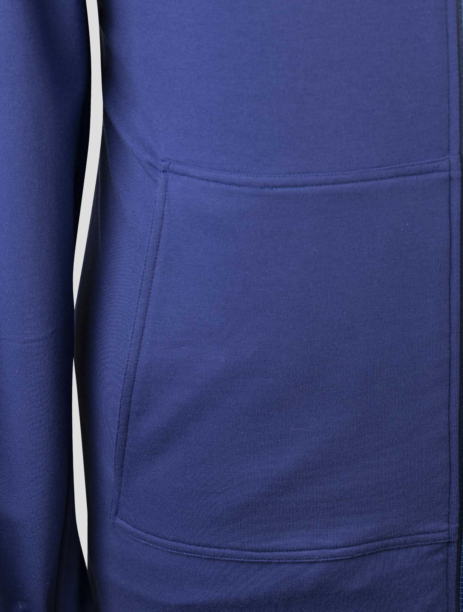 Kiton Blue Cotton Shirt Umbi