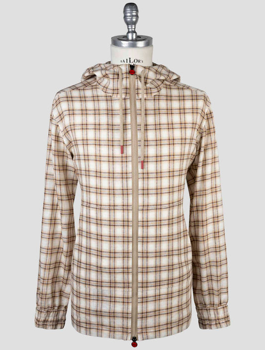 Kiton Multicolor Linen Ea Pl Shirt Umbi